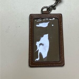 Coach Brown Leather ID Holder